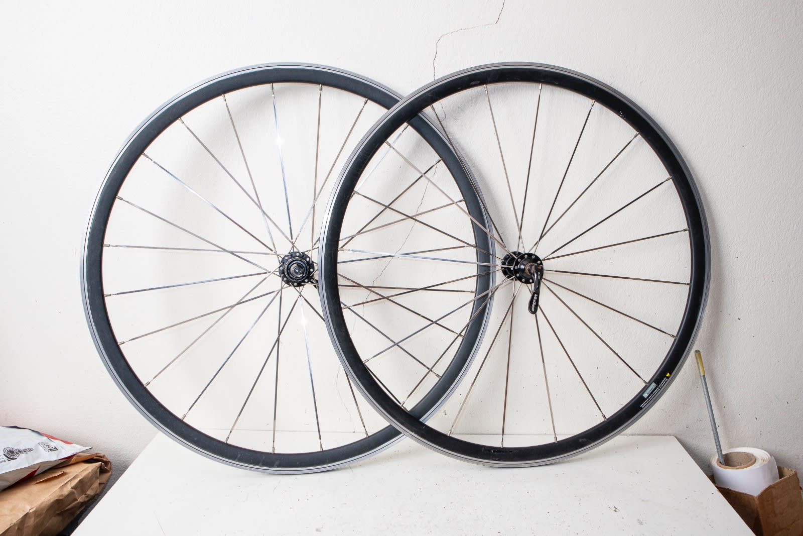 Vision Road Bike Alu Wheelset 700C Clincher Rim Brake Almost