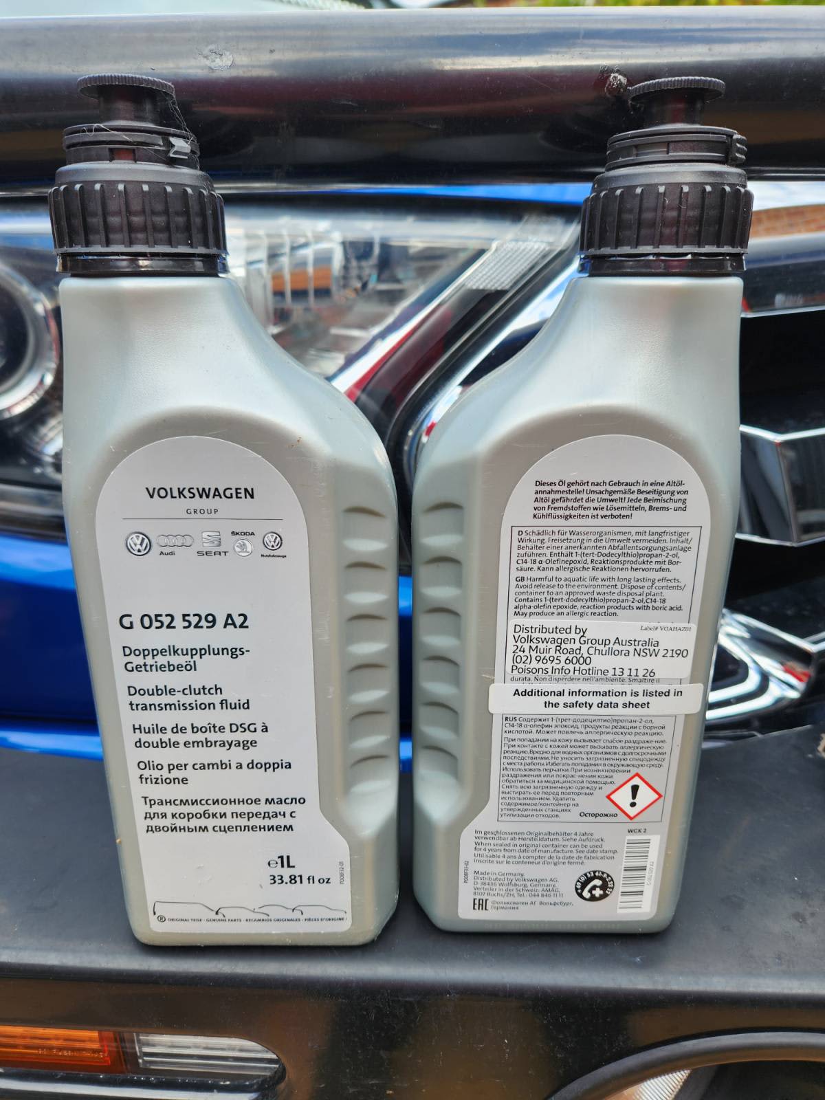 Audi Volkswagen純正DSGフルード AUDI VW 純正 DSGオイル G052 529 A2