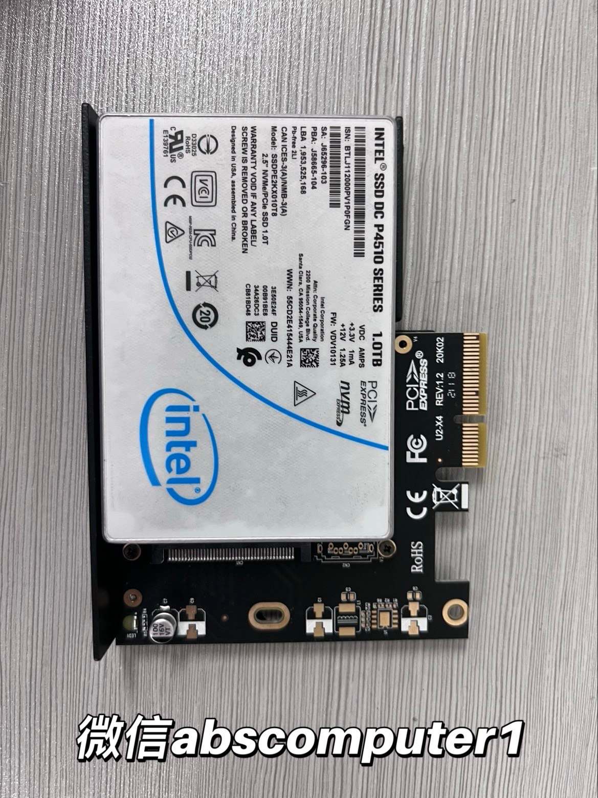 P4510 2tb P4510 Intel Dc P4510 Series Ssd 2tb Enterprise Intel SSD