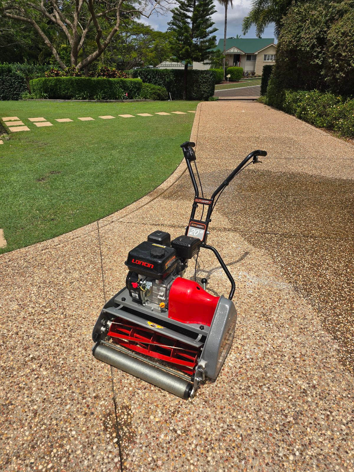 Reel Mowers Second Hand Cylinder Lawn Mowers Ozito PXC 18V 380mm