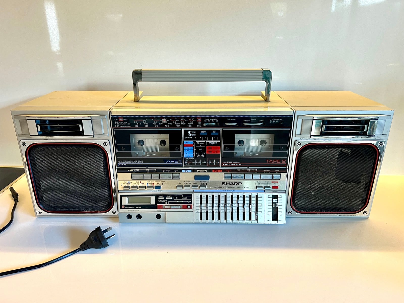 SHARP GF-800 Rare Vintage Cassette Deck Boombox Original