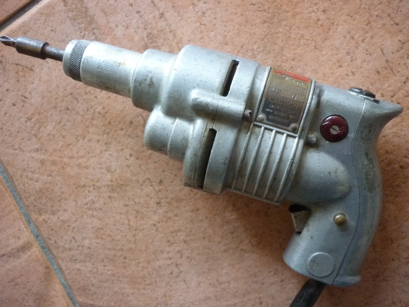 Hand Drill Vintage Desoutter Electric Drill Wall Art Vintage Power