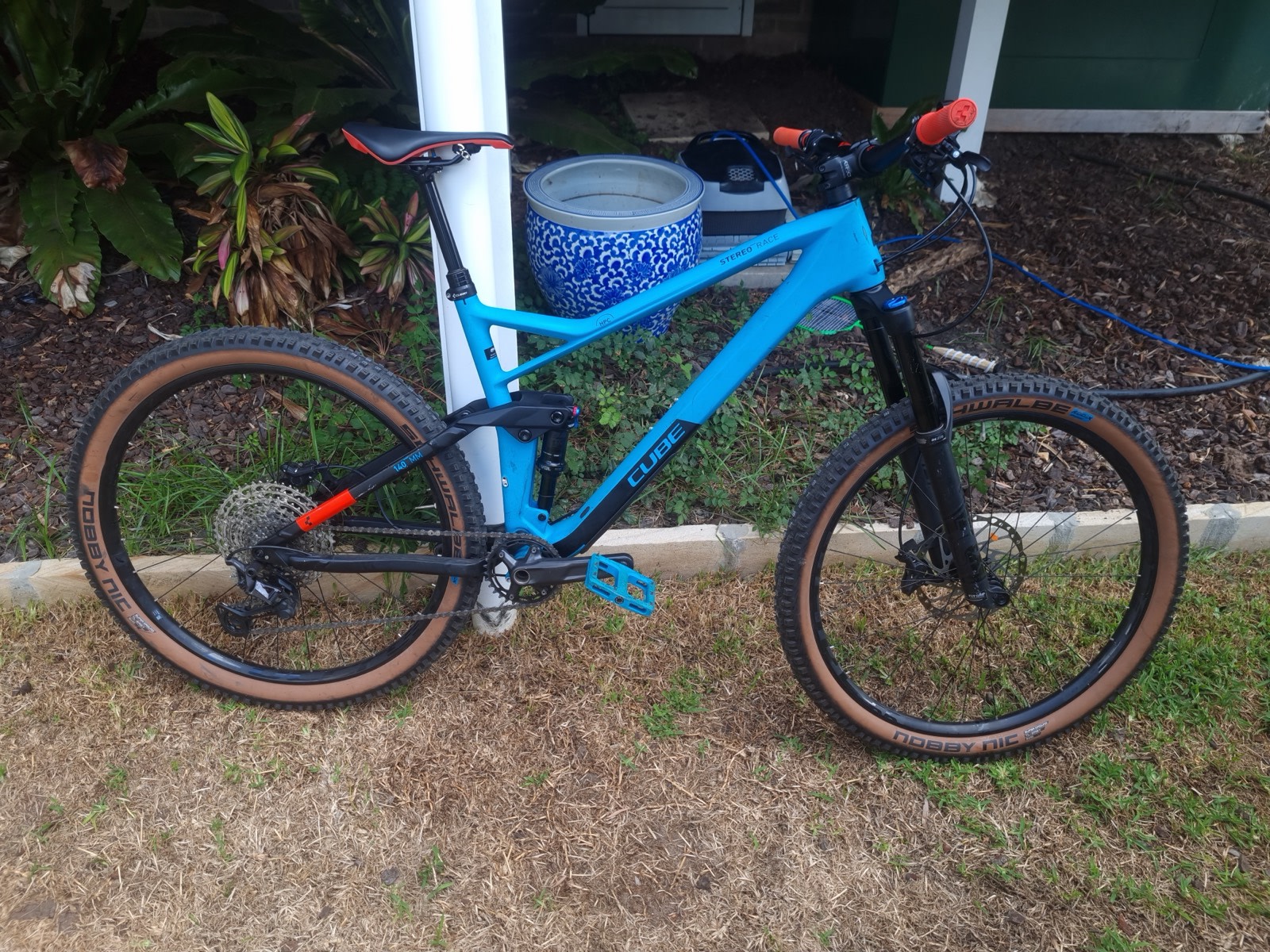 Cube race duel suspension mountain bike carbon fiber Men's