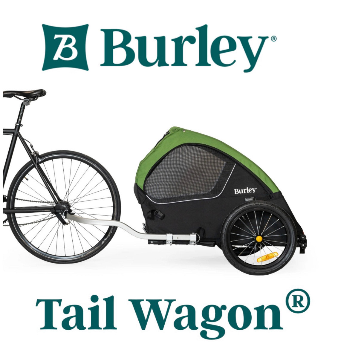 BICYCLE TRAILER Burley Tail Wagon Pet transport by bike