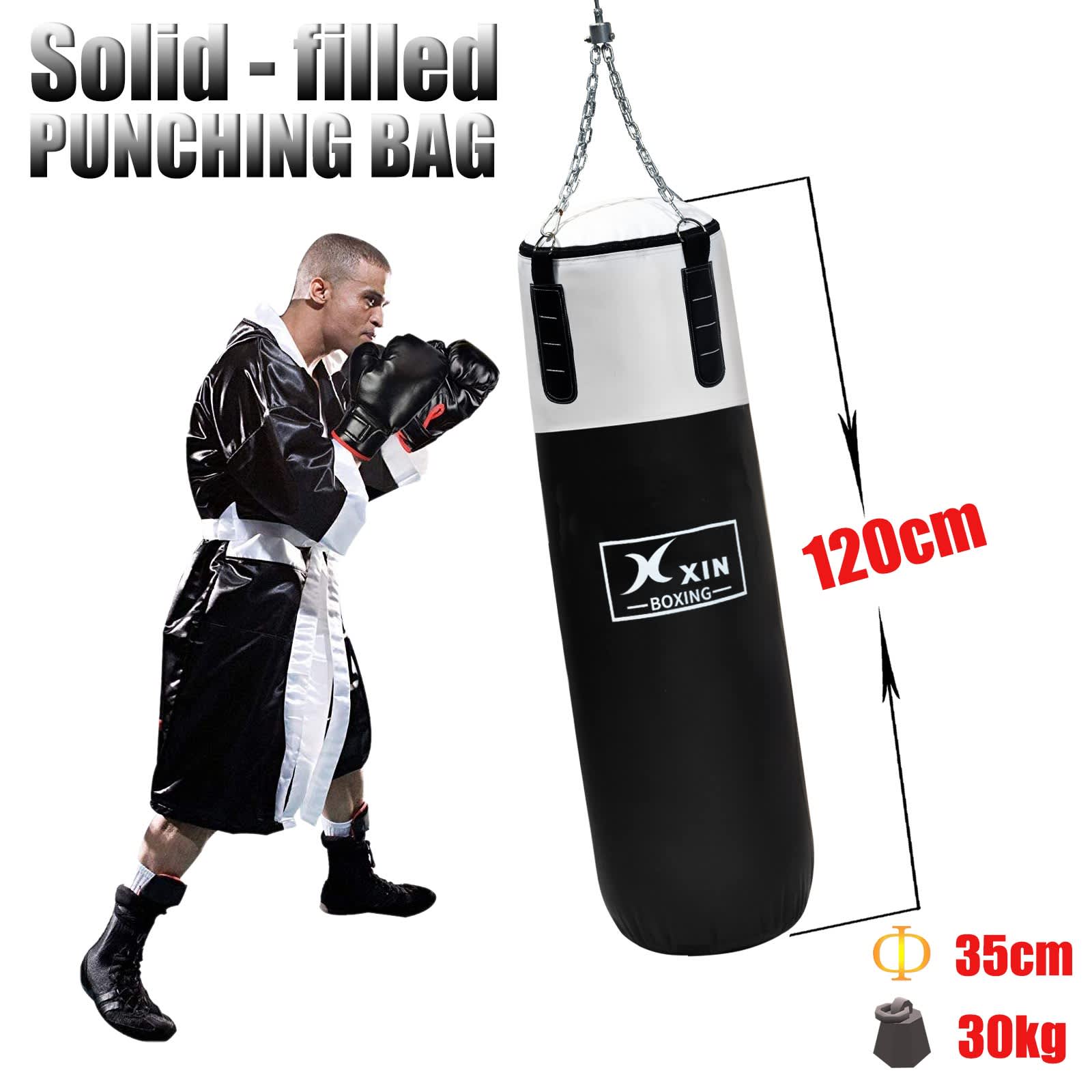 30kg Solid Filled Heavy Duty Xin Boxing Punching Bag Gumtree