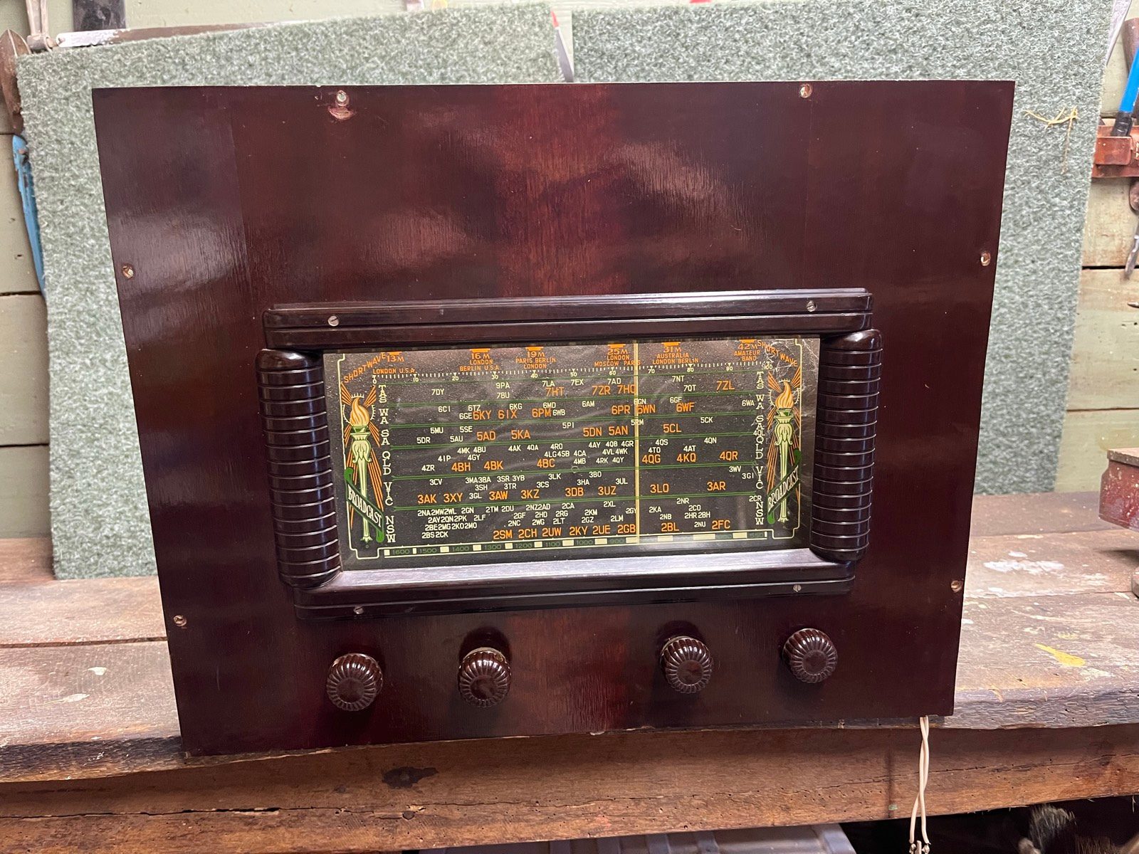 Vintage 1948 Tube Radio with Rola Speaker Gumtree