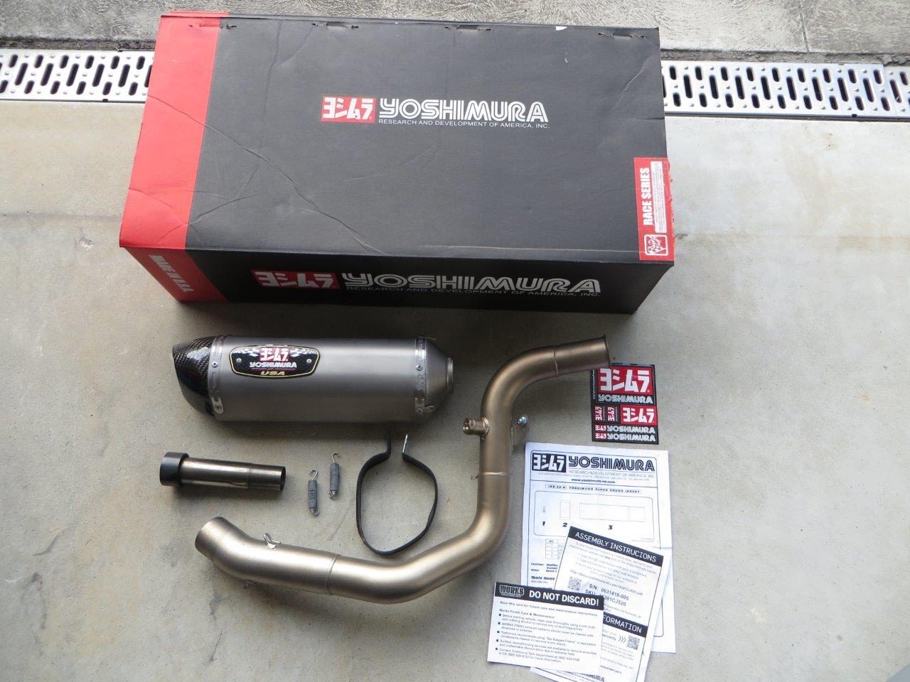 Muffler Yoshimura Duke 390 Yoshimura Stainless Steel Exhaust