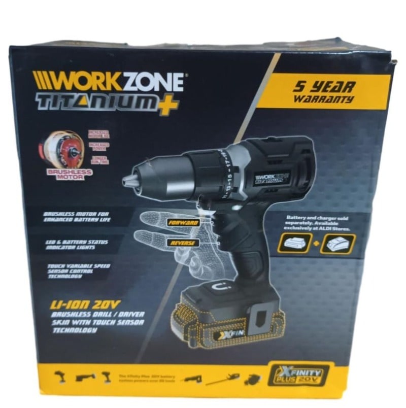 Workzone Titanium Aldi Drill Set Workzone Titanium Impact Driver