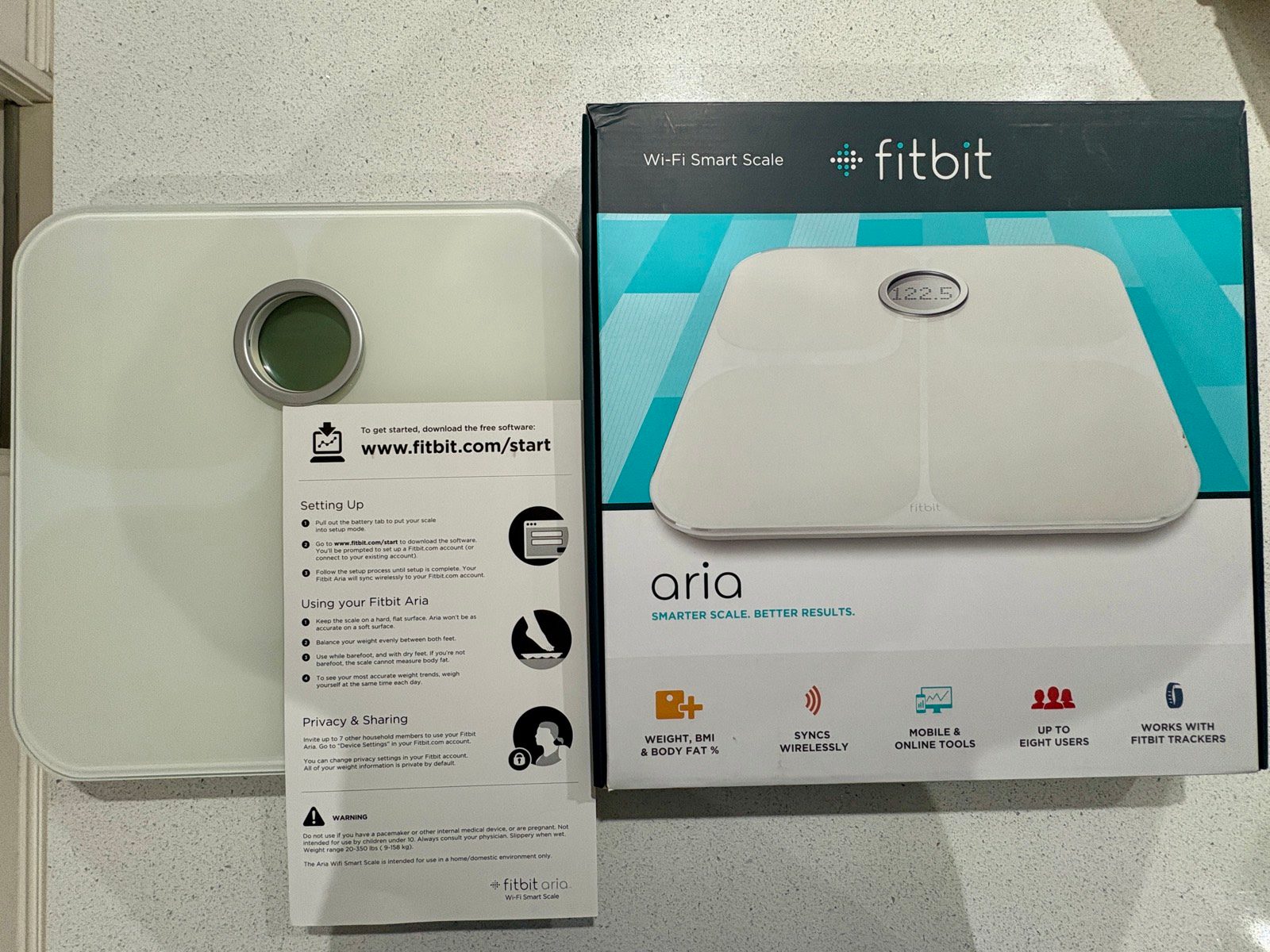 Fitbit Aria Box Weight Scale Setup Reconnect Fitbit Scale To Wifi