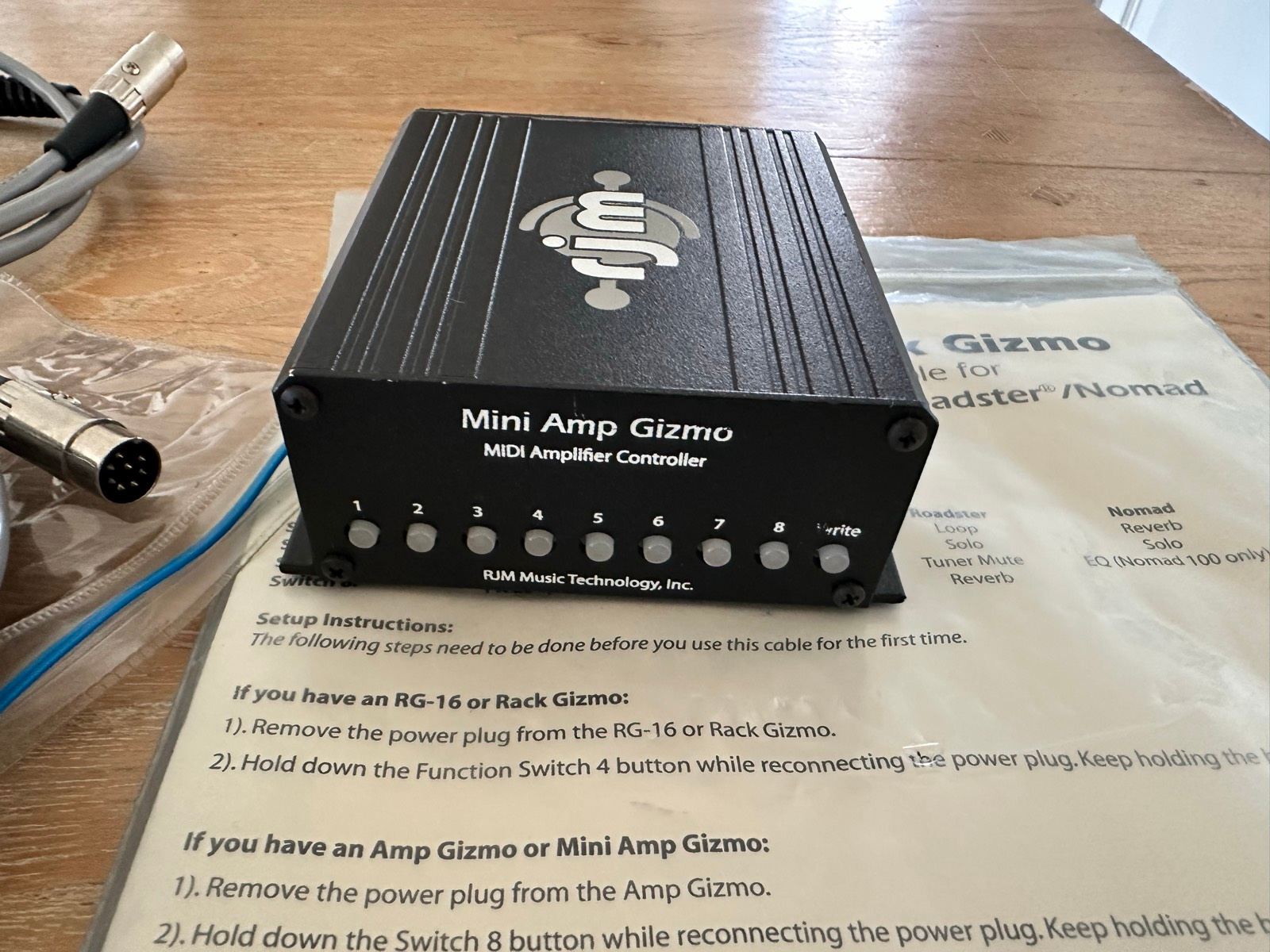 Mini Amp Gizmo + Mesa boogie 専用ケーブル