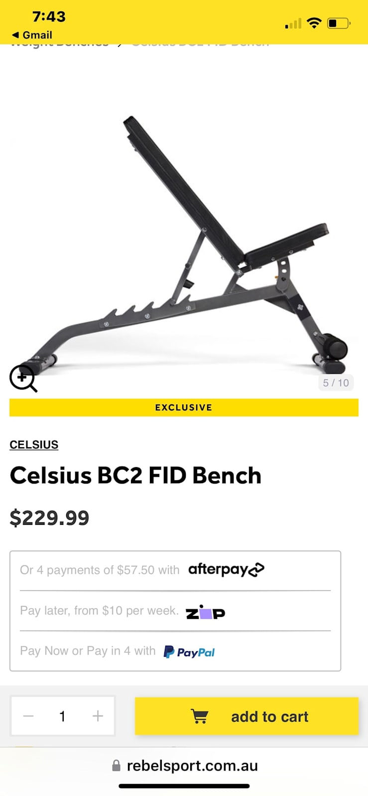 Celsius Bc2 Rebel Weights Bench Celsius BC2 FID Adjustable Weight