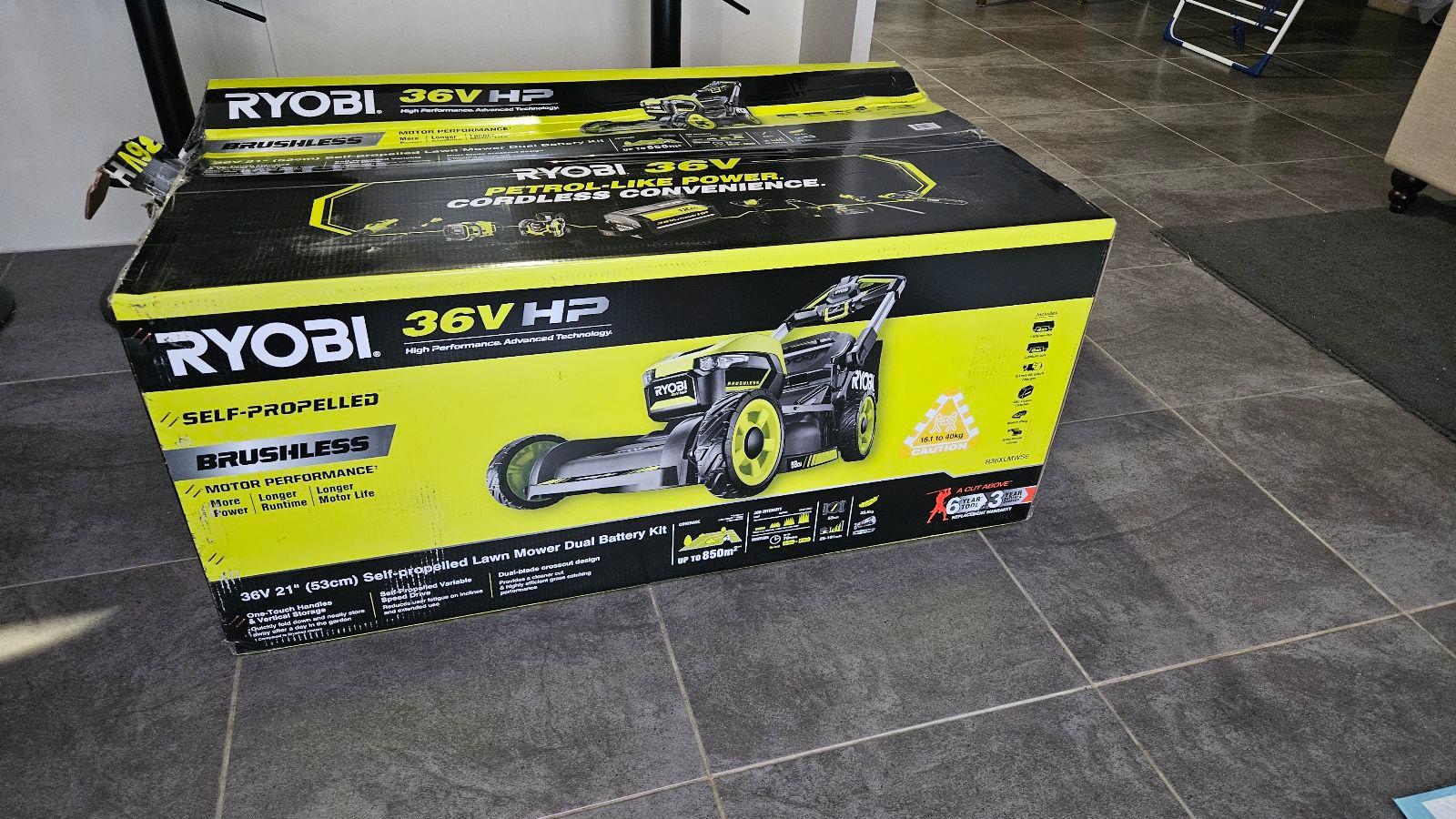 Self Propelled Bunnings Ryobi Battery Lawn Mower Lawn Mower Ryobi