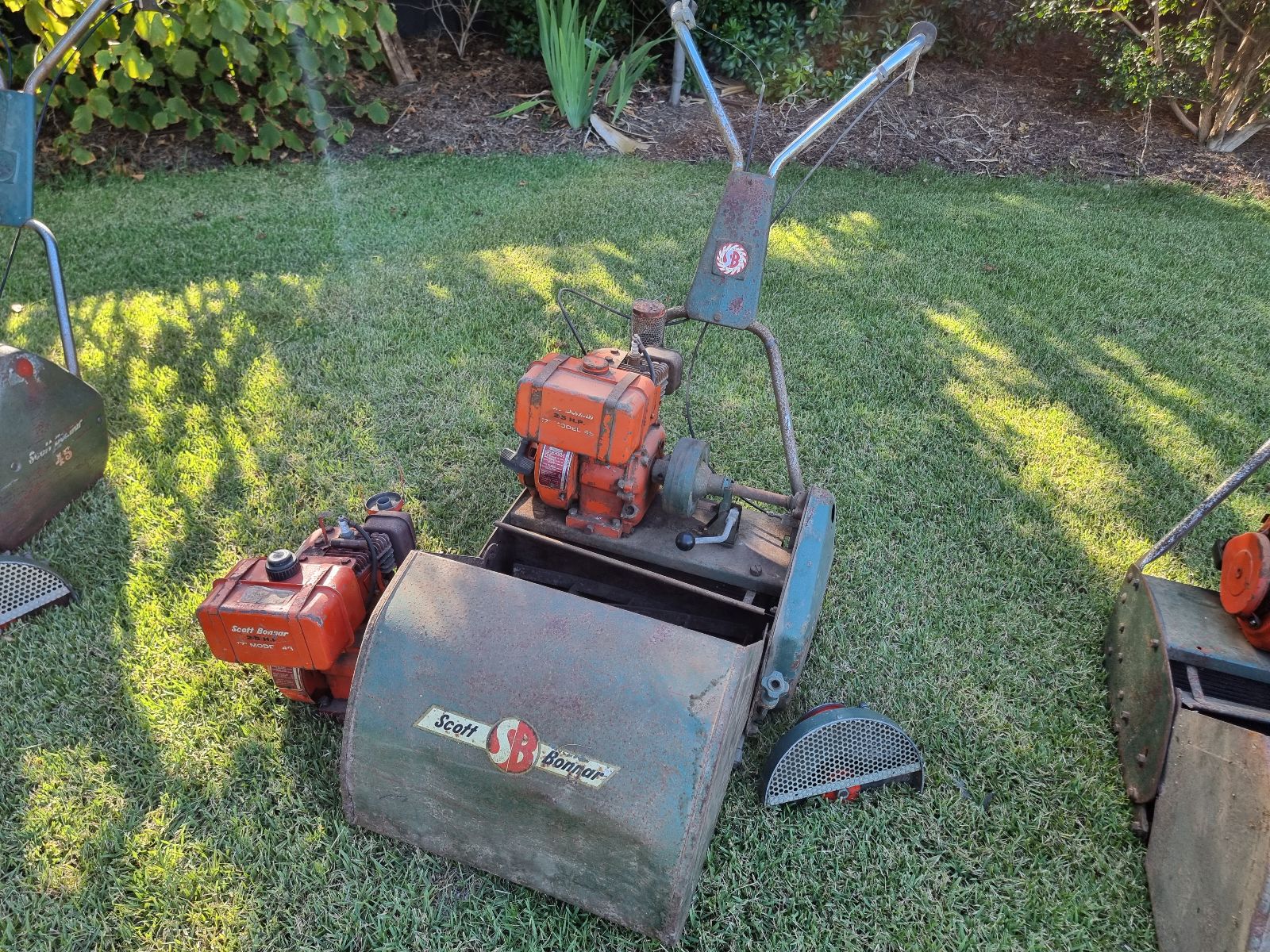 Restored Scott Bonnar Mower Scott Bonnar Rover Model 45 Partial Rebuilt Kit  17