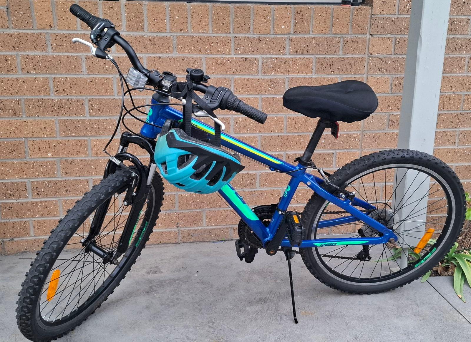 Reid Scout 24” Kids Mountain Bike – Blue/Green – 21-Speed 🌟+