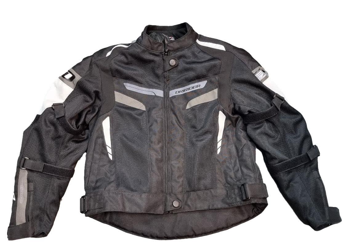 Dririder Air-Ride Black Motorcycle Jacket #023100491959