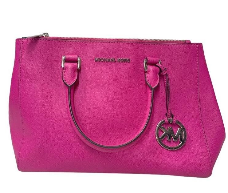 Handbag Michael Kors Selma Pink MK: Selma Raspberry Pink Saffiano