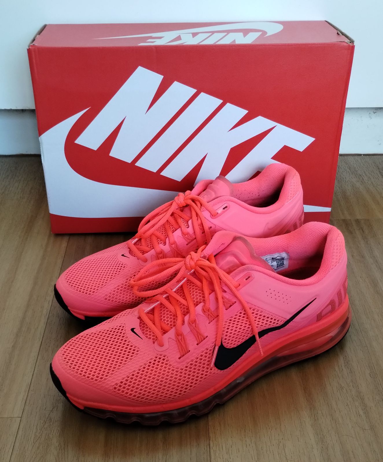 nike air max neon pink orange