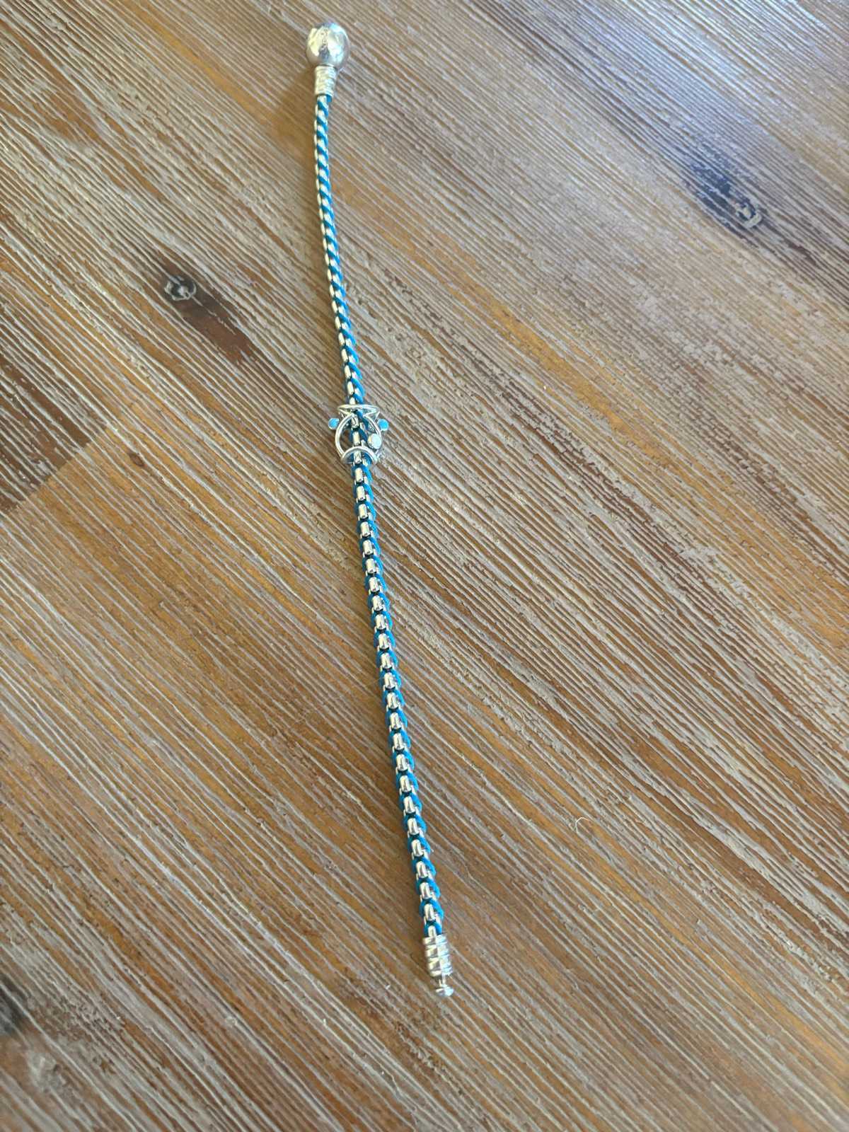 Pandora Blue Cord snake bracelet Women's Jewellery in