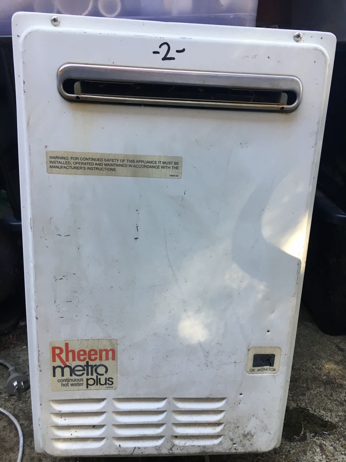 26 Litre Rheem Integrity 24 No Hot Water Rheem Hot Water System