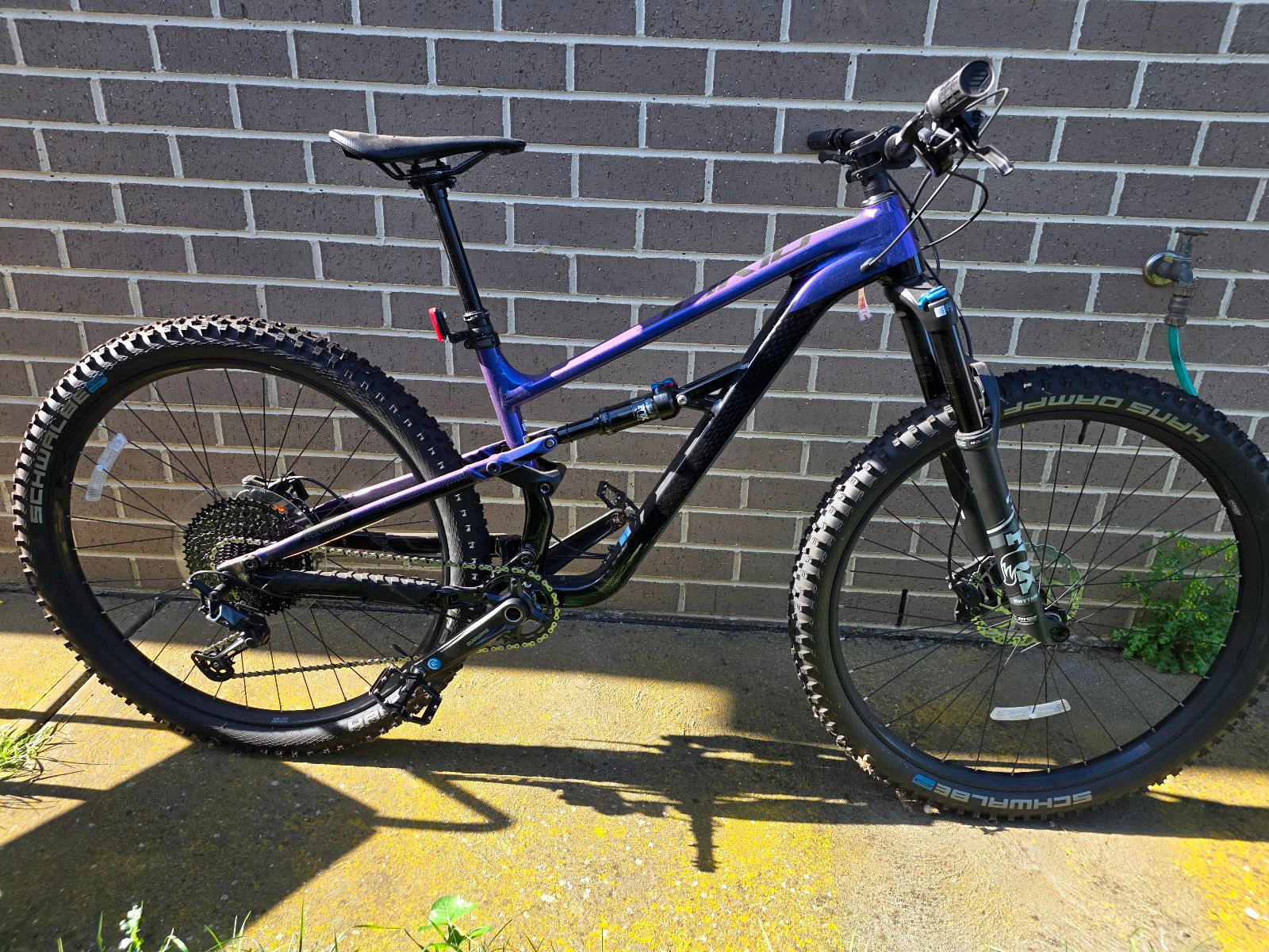 2024 Polygon Siskiu T8 purple Black dual suspension MTB size L