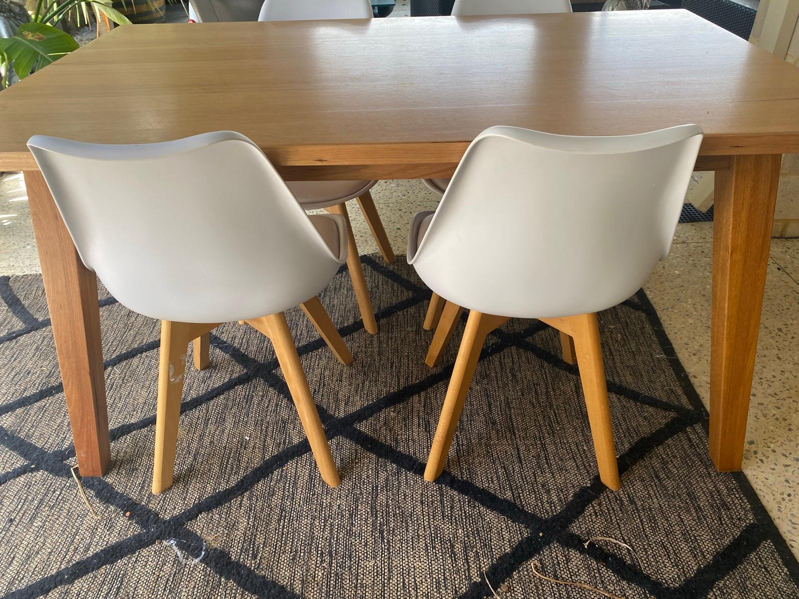 Oak Dining Gumtree Wooden Dining Table Light Oak Dining Table-4