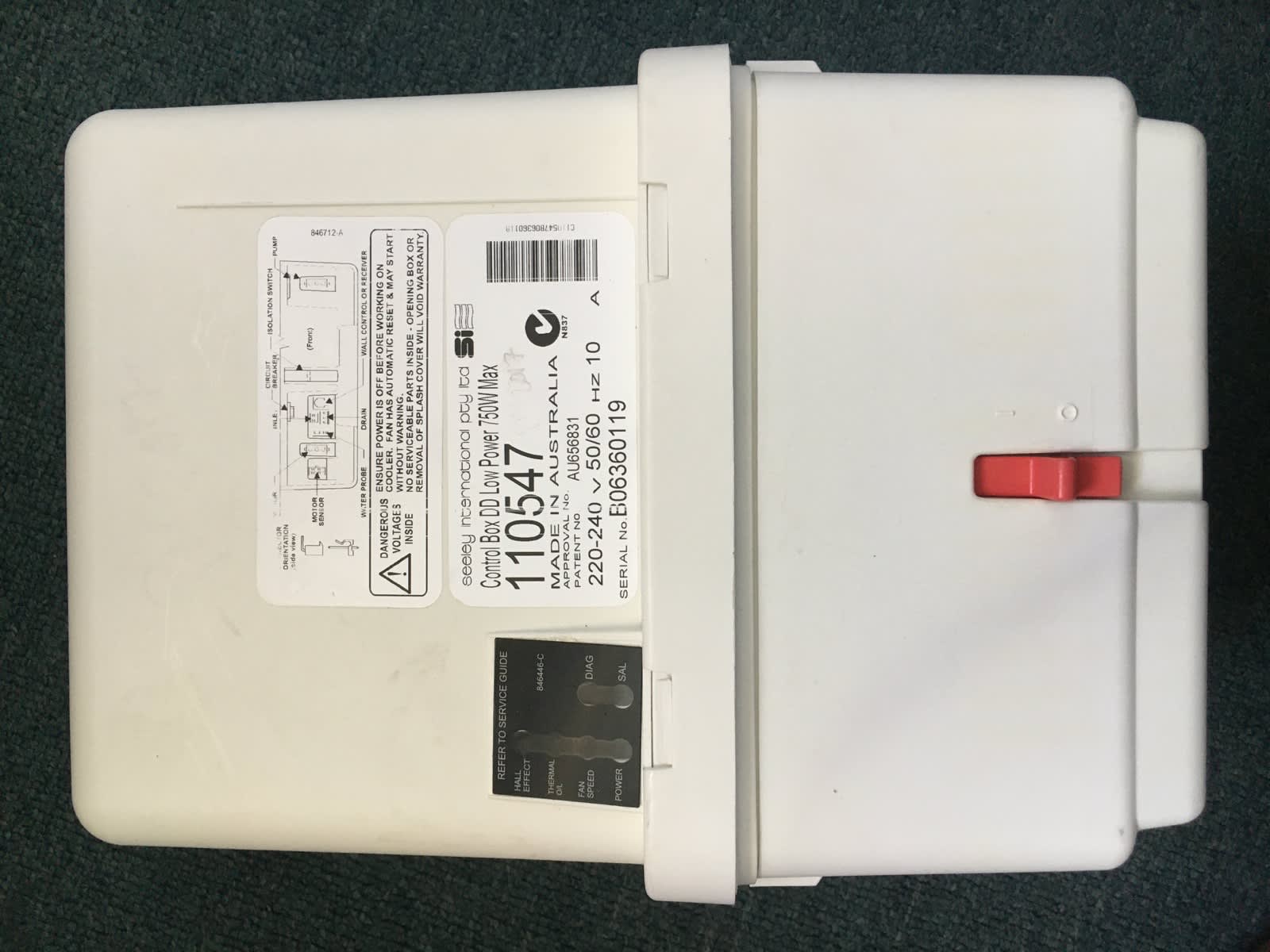 Air Conditioning Evaporative Cooler Control Box Breezair Braemar