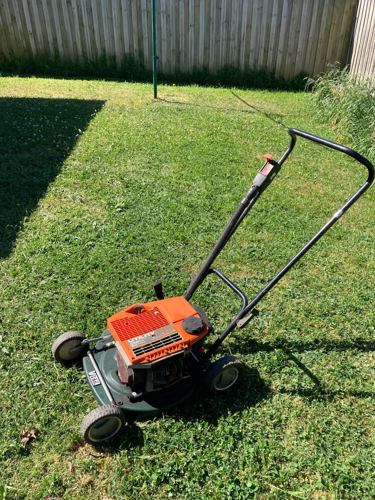 Vintage Victa Utility GTS 2-Stroke Lawn Mower Australian Made