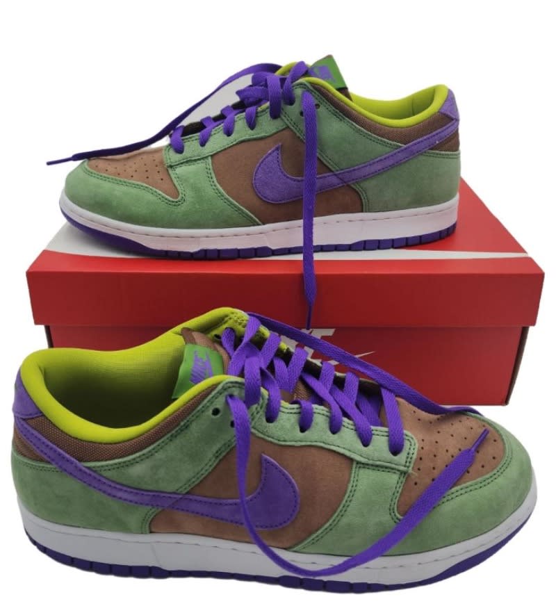 Autumn Green Dunk Low Green Purple Mens Nike Sb Dunk Low Veneer