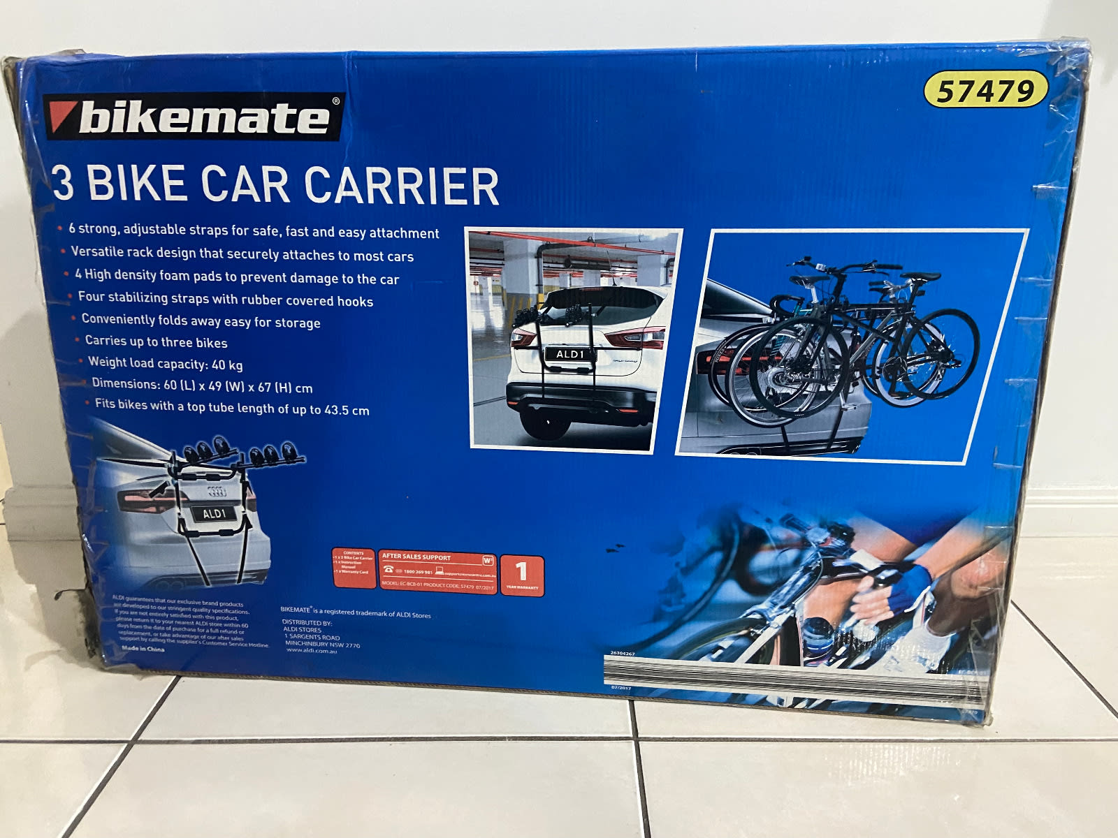 Aldi Supermarket Aldi Cycle Carrier Bikemate Bike Pannier Bag Rack