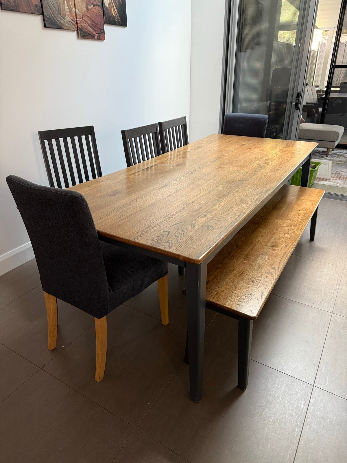 Oak Dining Gumtree Kitchen Table And Chairs 8-person French Oak