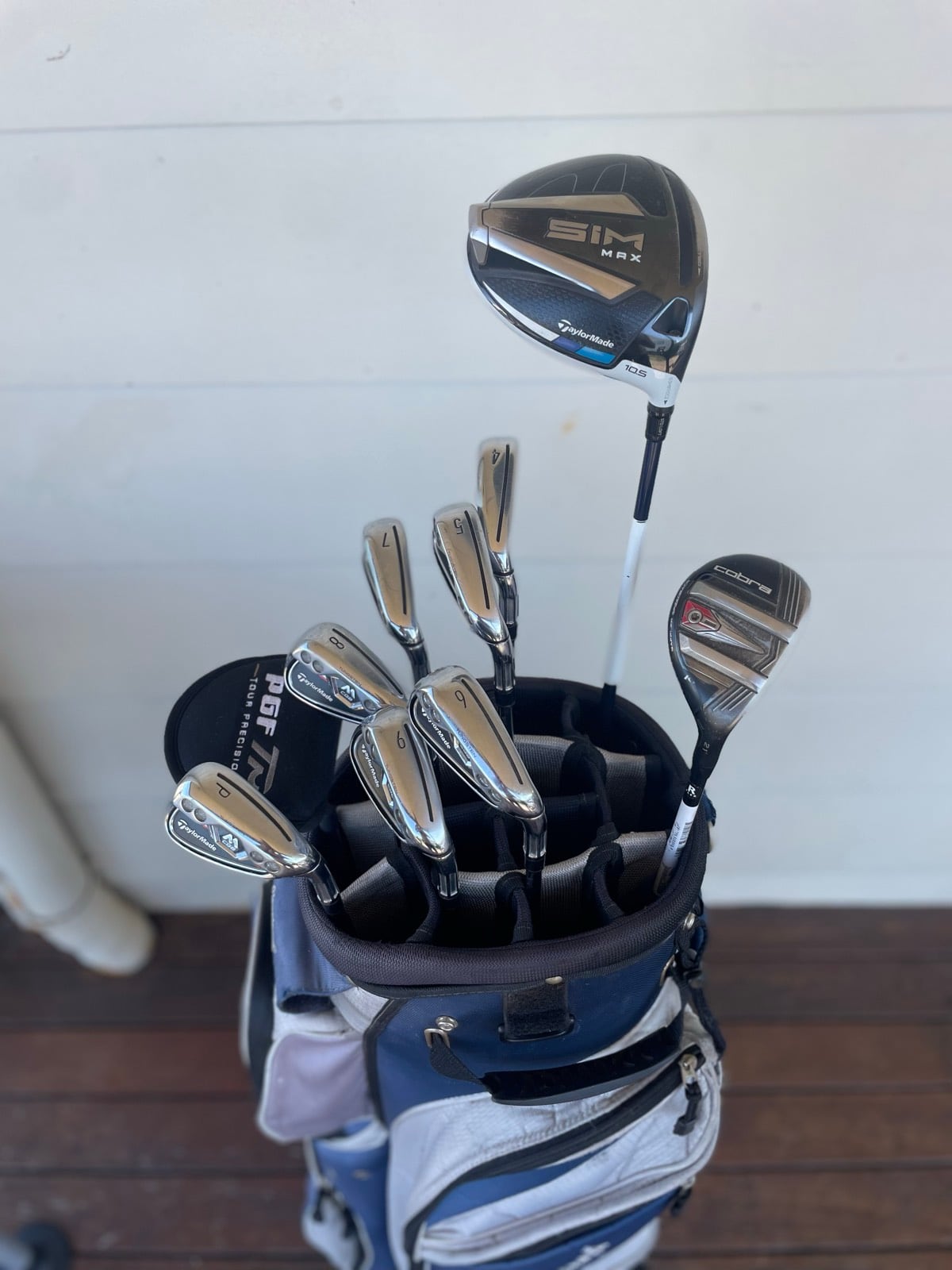 TaylorMade CBG M Irons (Full Set) with TaylorMade SIM Max Driver