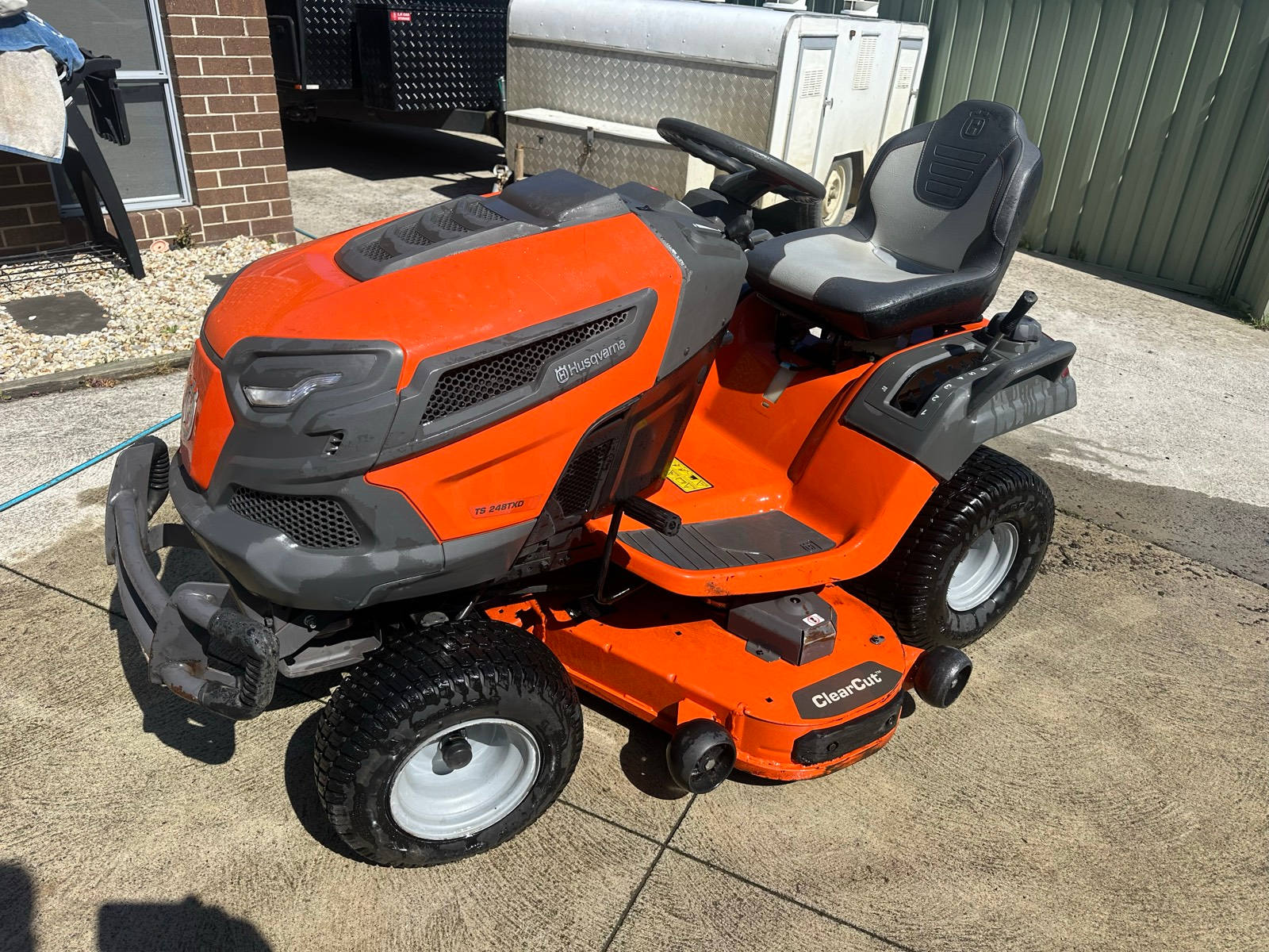 Ride on mower, HUSQVARNA TS248TXD RIDE ON (DIFF LOCK