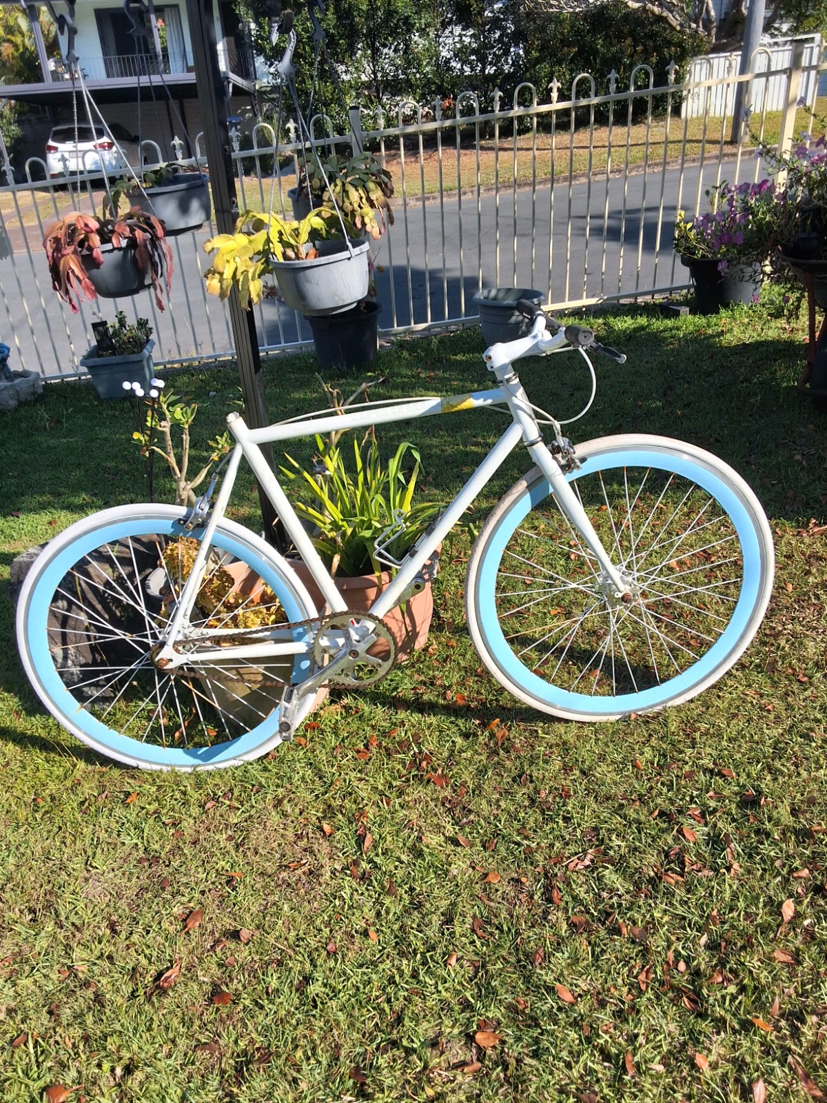 Reid White Road Bike Frame Mens REID Road Cruiser Bike Men's