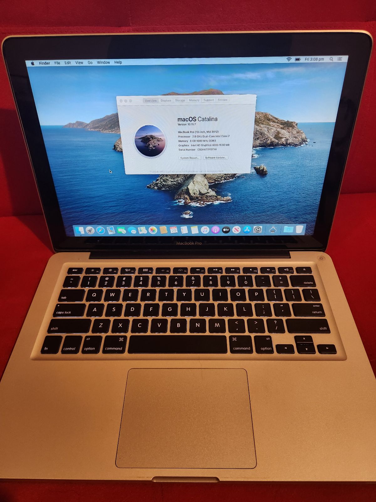 Operating System Macbook Pro Mid 2012 Latest Update Monterey Mid - Main Image