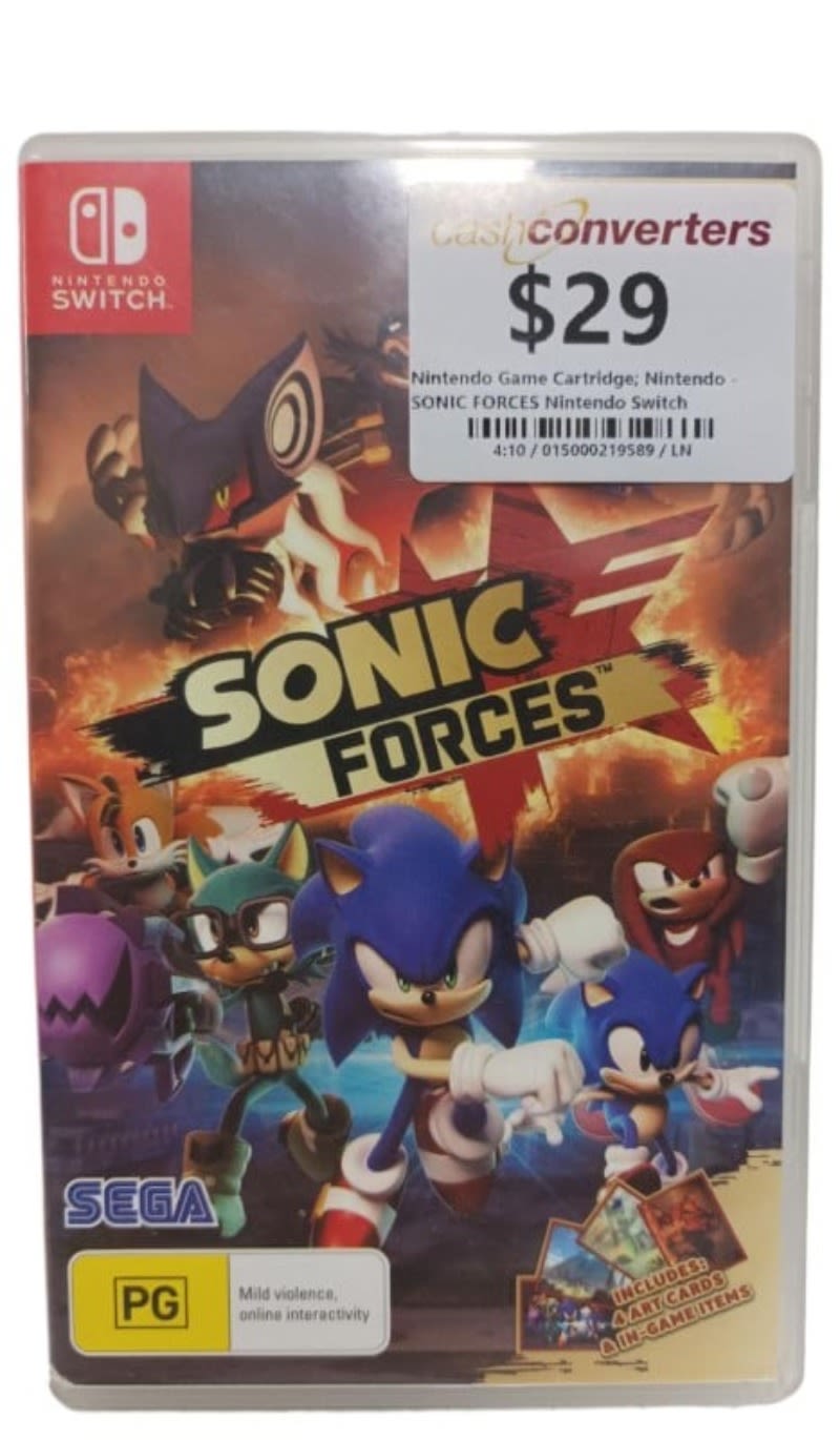 Sonic Forces Nintendo Switch 015000219589 Nintendo in