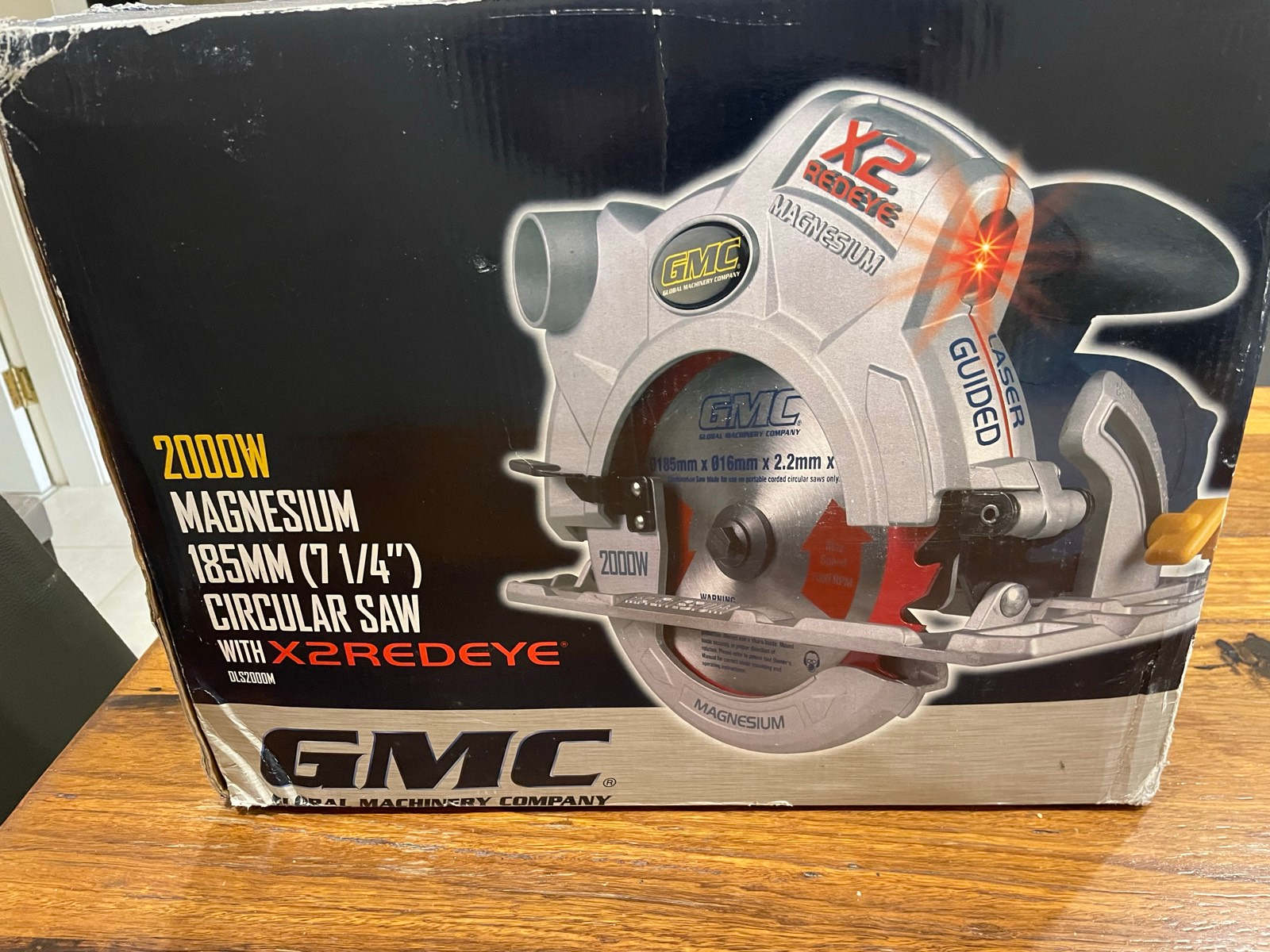 GMC 185mm circular saw with laser brand new Power Tools in