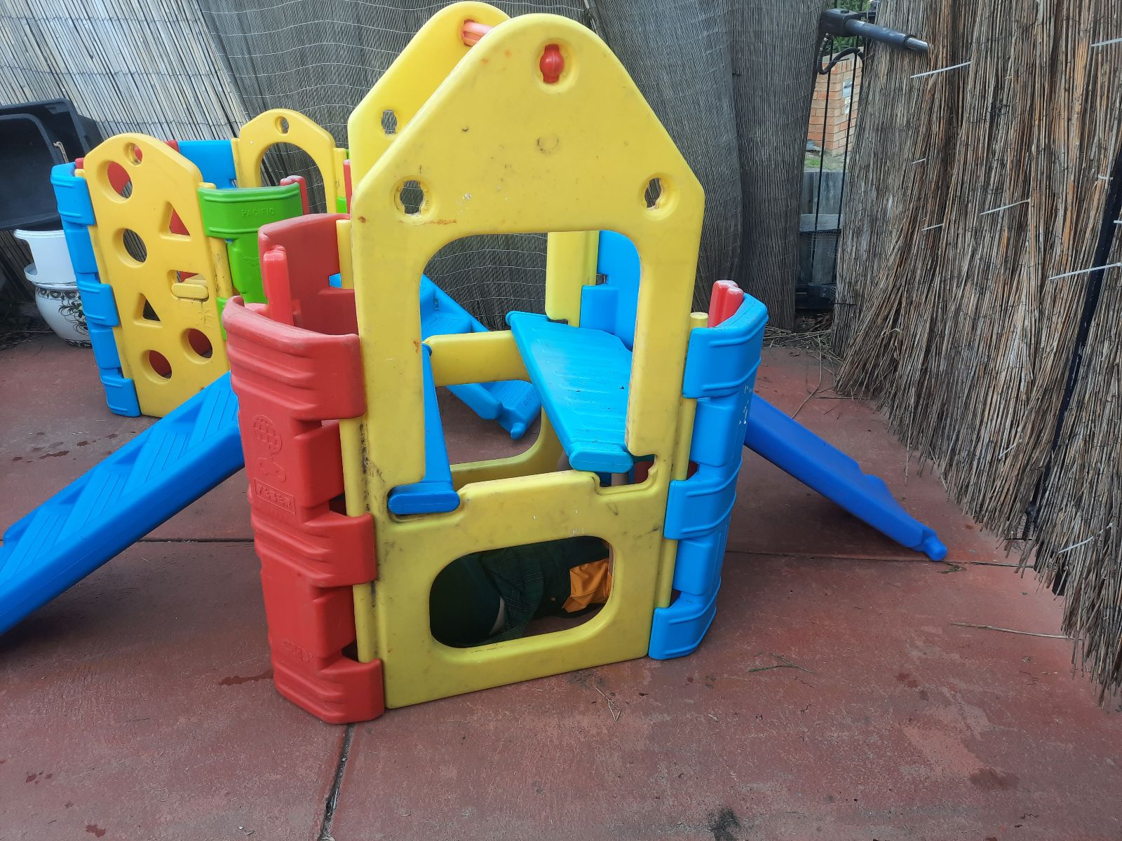 Slide Second Hand Childrens Garden Toys Kids Outdoor Play Castle