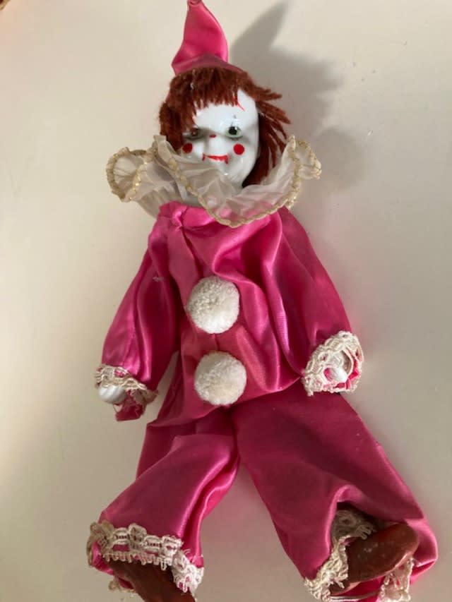 Pink Porcelain Clown Dolls Classic Treasures Clown Dolls Classic