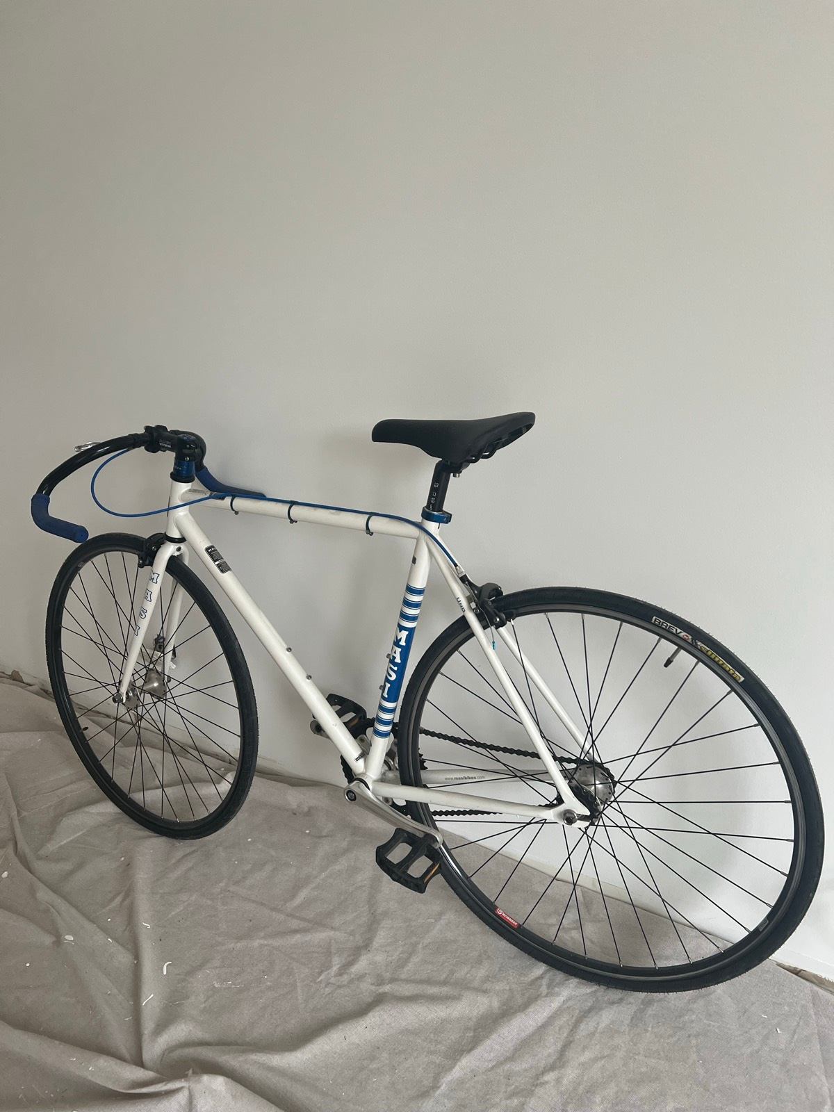 MASI Bicycle Bike Duo Flex WHITE and Blue UNO Refurbished Single