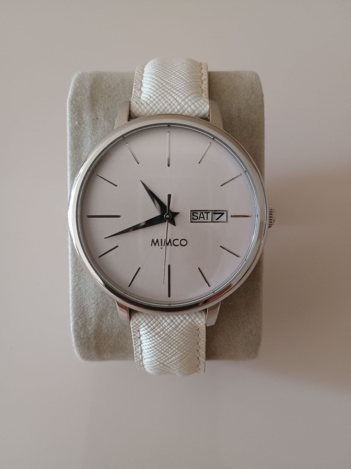 mimco silver watch