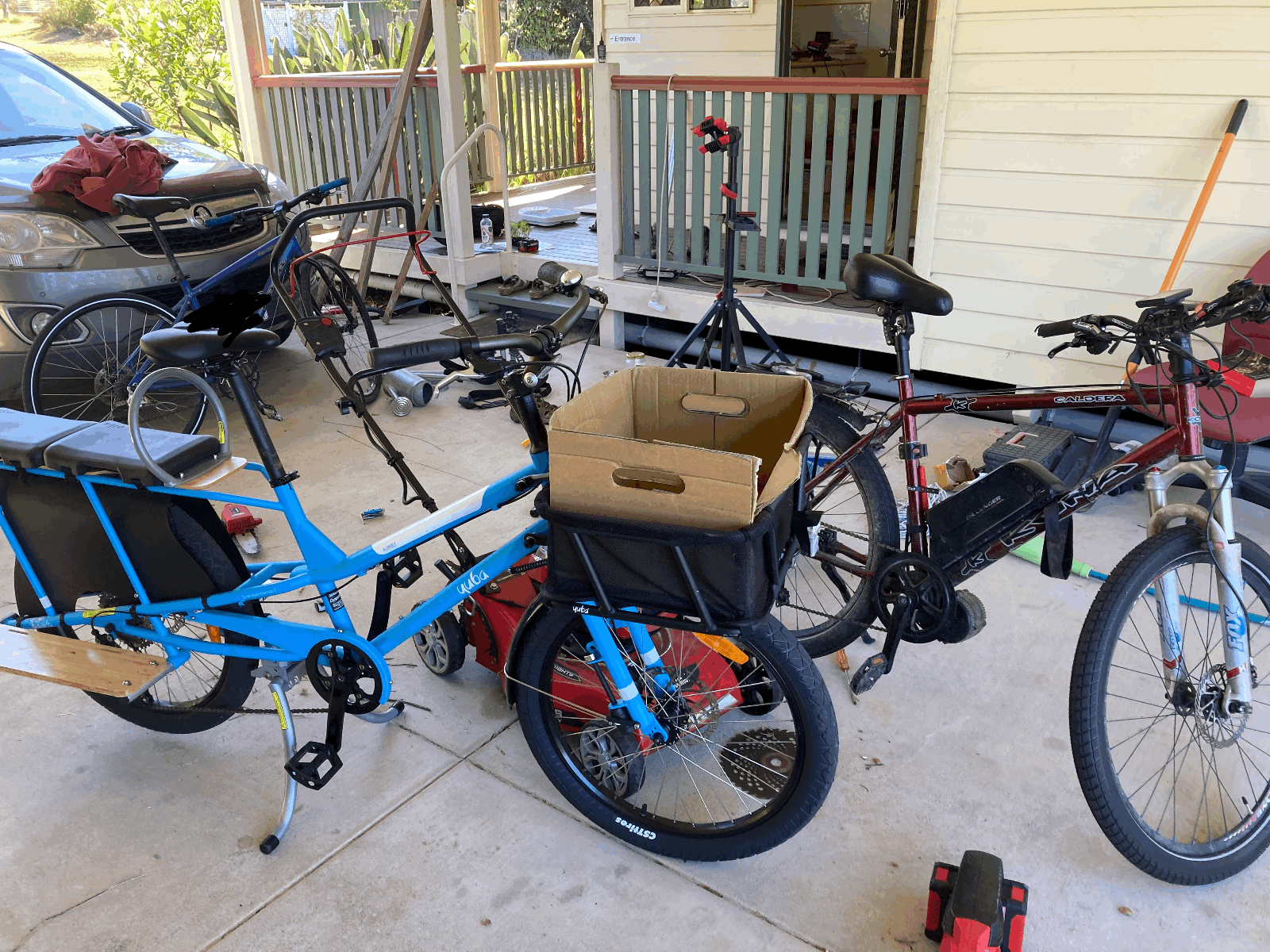 Electric Cargo Bike Ebike Three Seater 1500watt Mid Drive Gumtree
