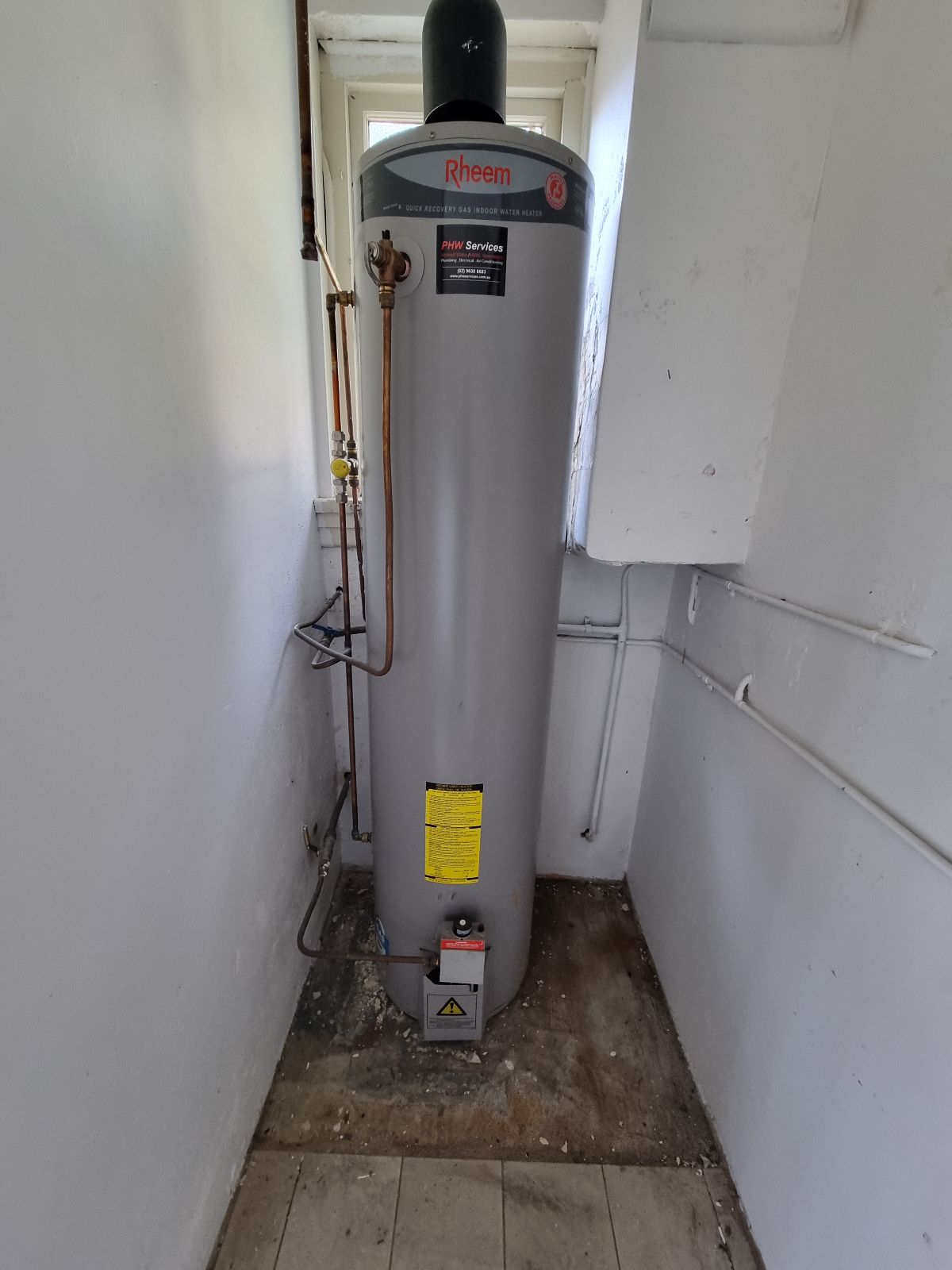 Natural Gas Hot Water Heater Rheem 170 Litre Rheem 170L Gas