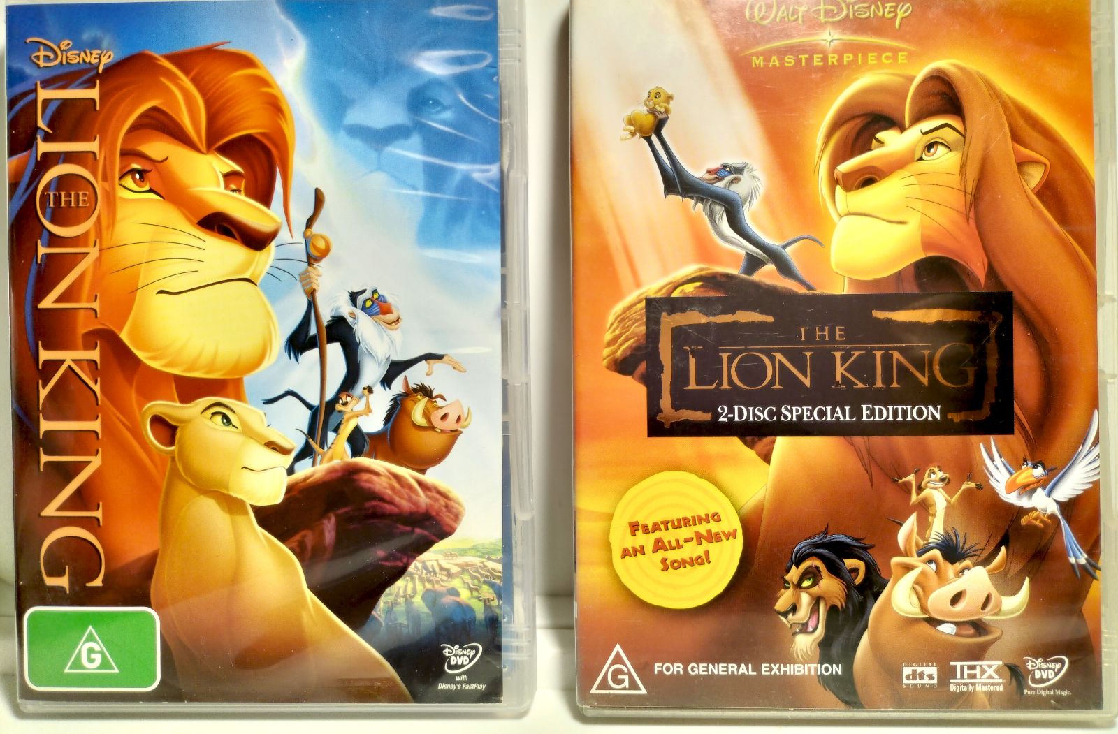 KIDS DVD The Lion King 1, 2, CDs DVDs in Campbelltown