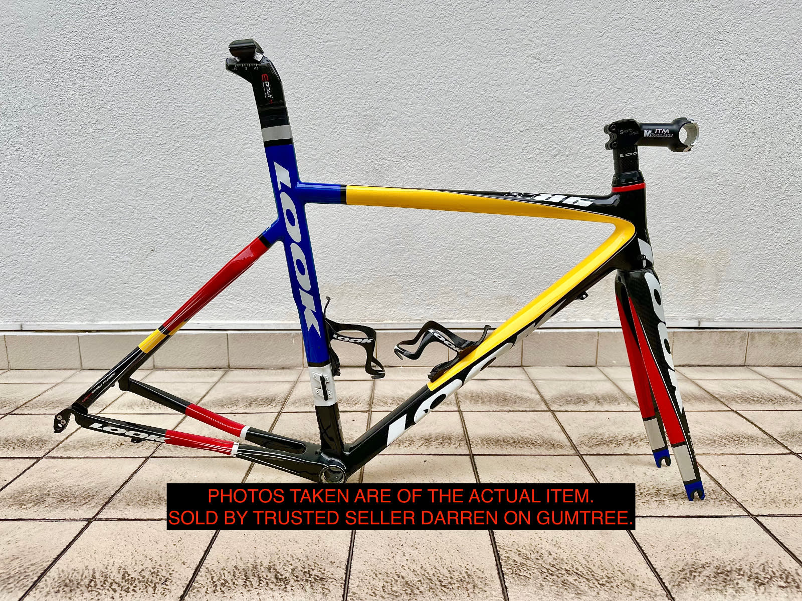 Limited Edition Look 586 Piet Mondrian Carbon Fiber Bicycle