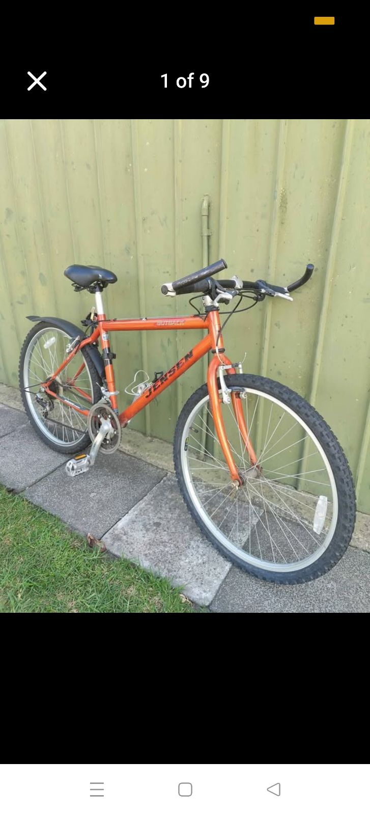 vintage Jenson mountain bike UK bicycle Small mens bike 26