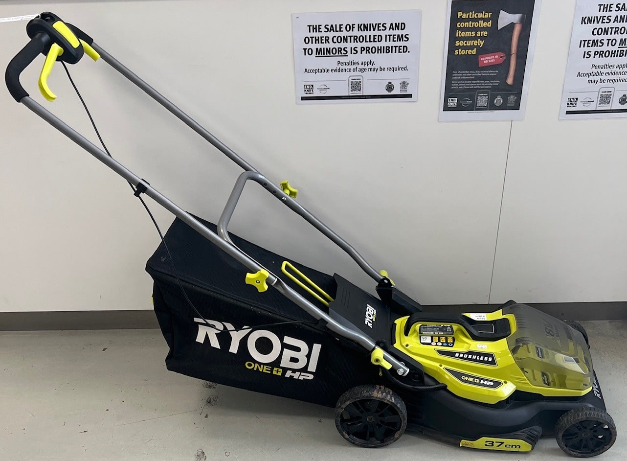 RYOBI 18V LAWN MOWER REF: 415916 Lawn Mowers in Caboolture QLD