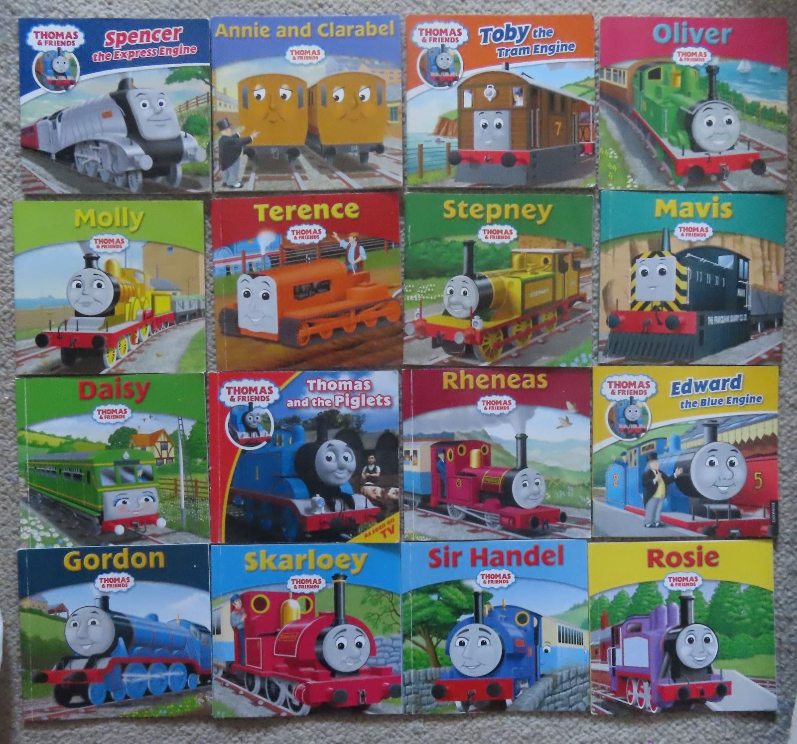 Thomas the tank engine books train and friends Gordon, Spencer