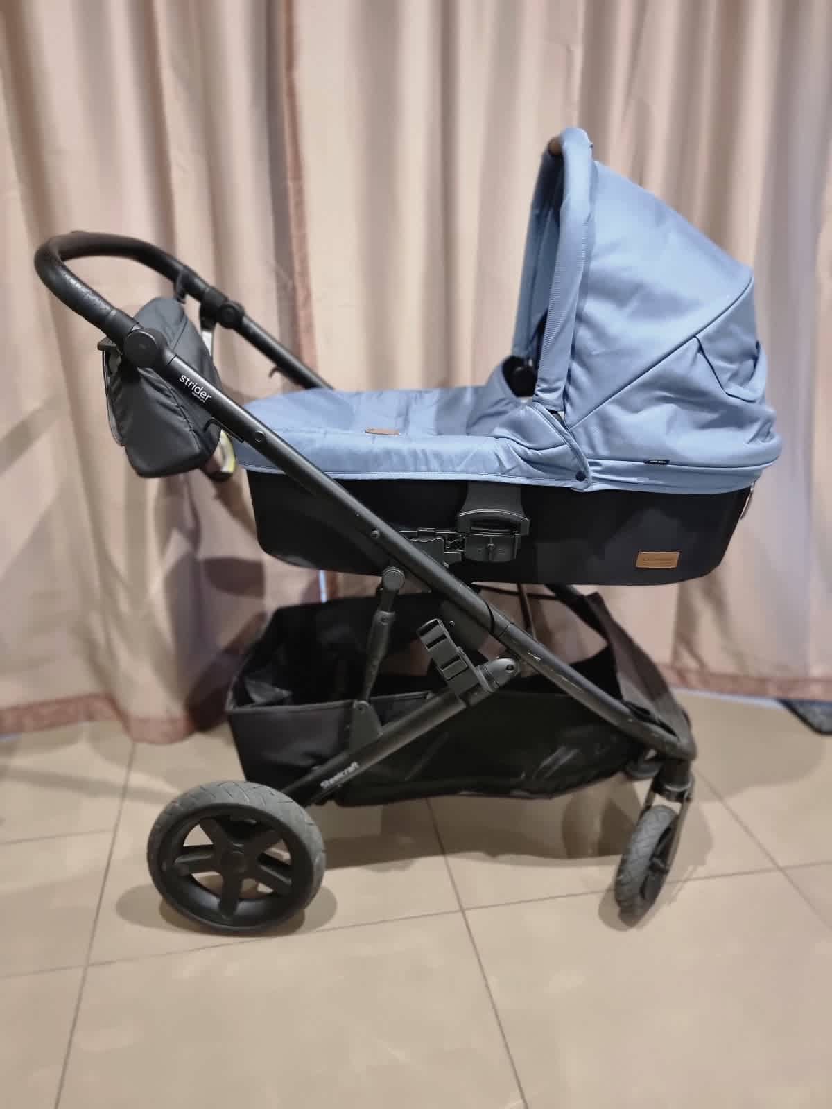 Steelcraft Strider Signature V5 and Bassinet Prams Strollers in