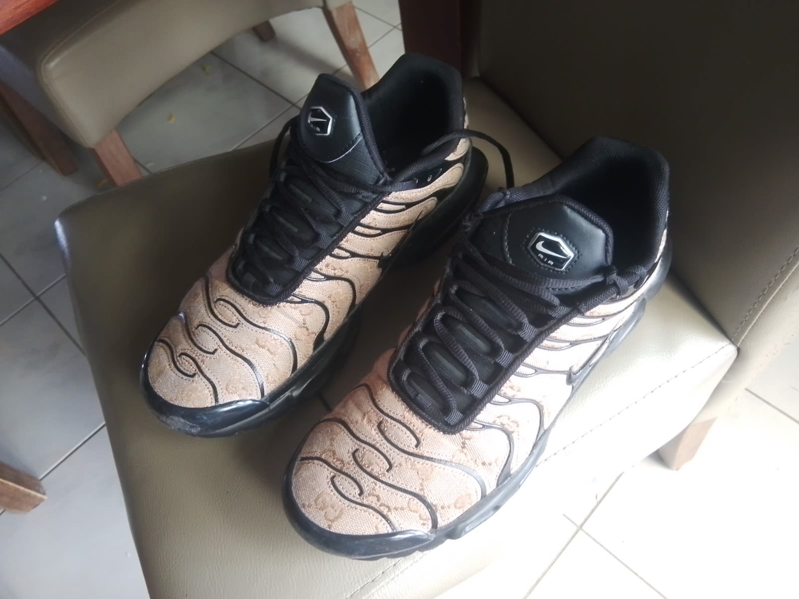 Gucci branded Nike TNs size 12 Men's Shoes in Craigieburn
