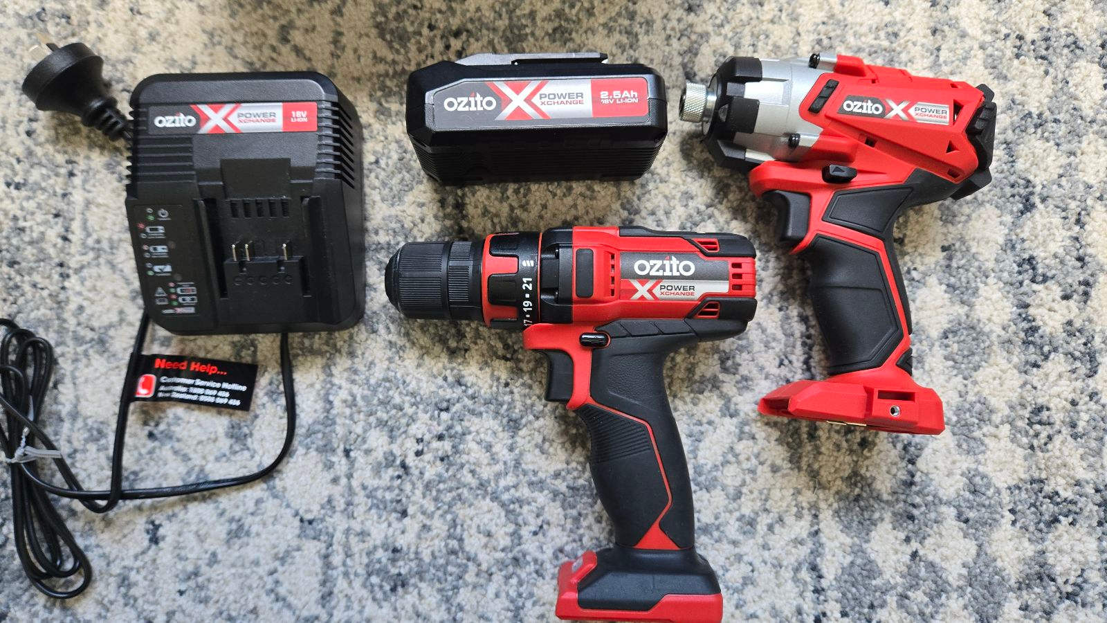 Impact Driver Ozito Combo Kit Ozito 18v Drill And Impact Driver